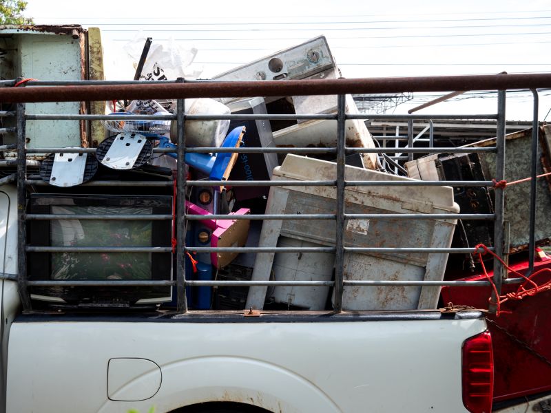 Loading Debris into Truck